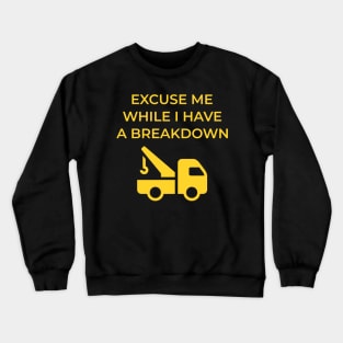 Having a bad day, funny humor Crewneck Sweatshirt